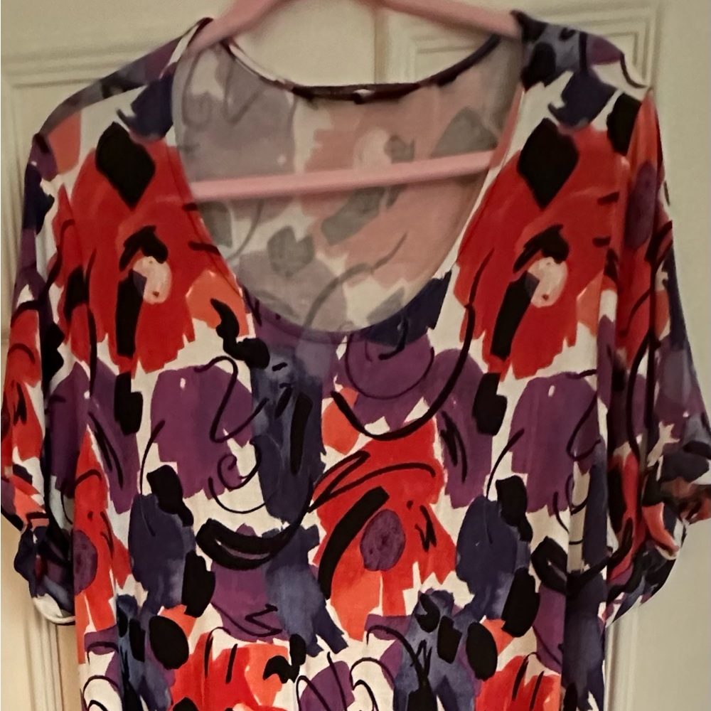 Floral print max dress